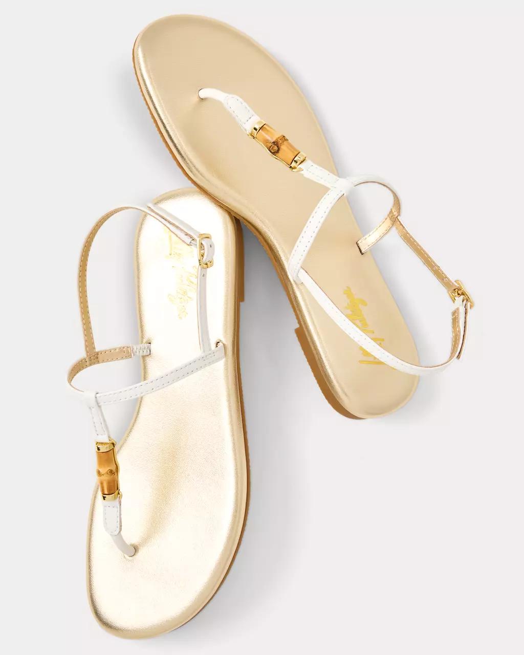 Lilly Pulitzer - Leena Sandal - Resort White
