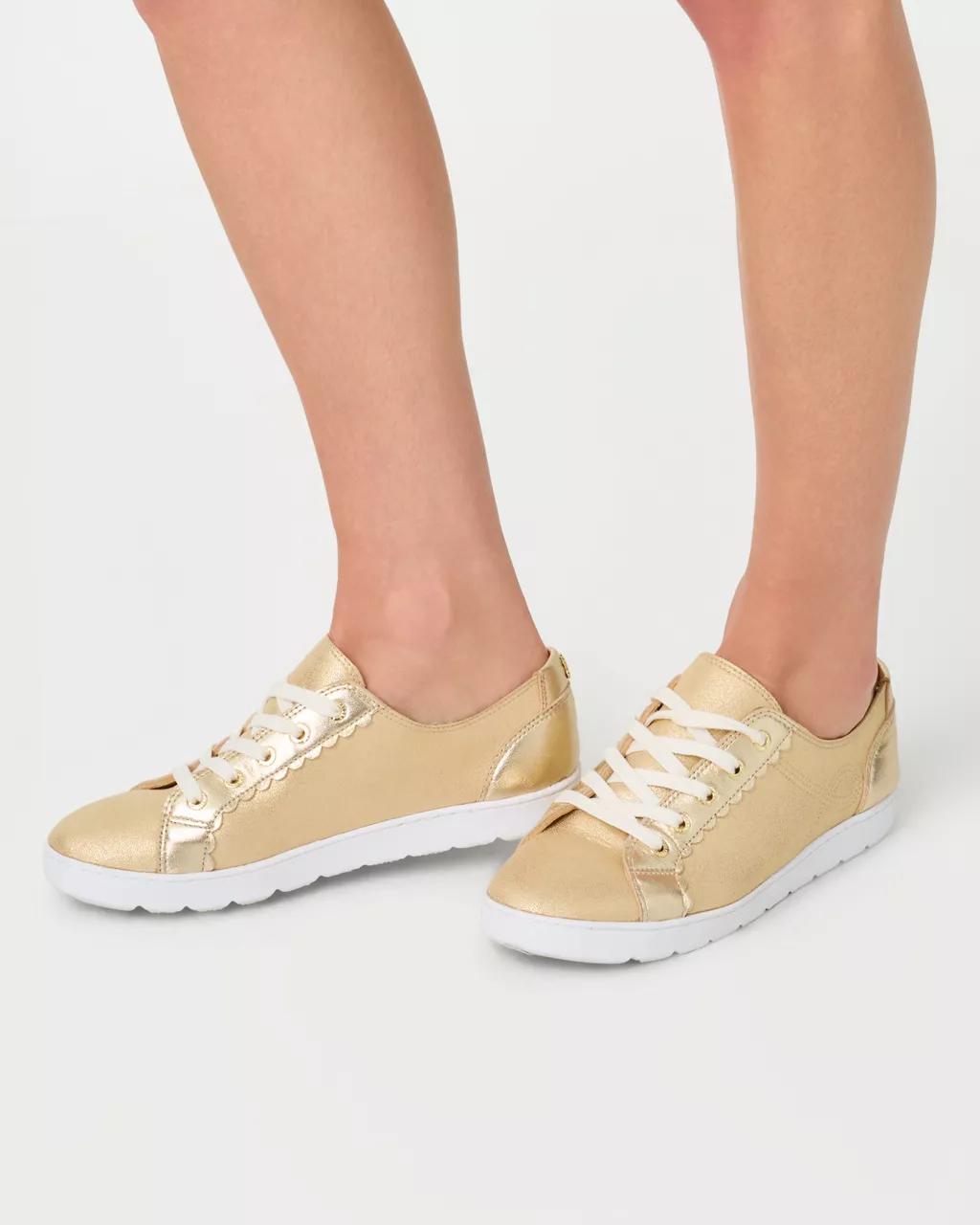 Lilly Pulitzer - The Lilly Sneaker - Gold Metallic