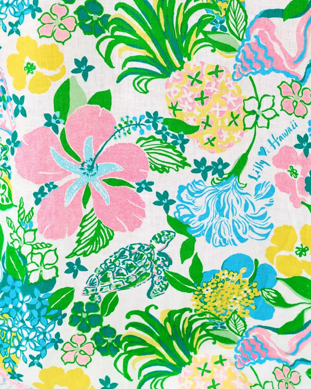 Lilly Pulitzer - Men's Stuff Addison Button Down Linen Shirt - Multi
