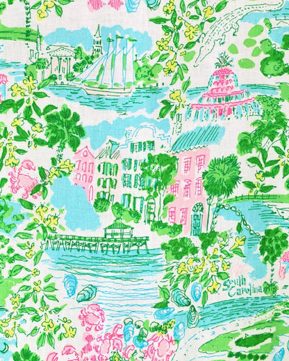 Lilly Pulitzer - Men's Stuff Addison Button Down Linen Shirt - Multi
