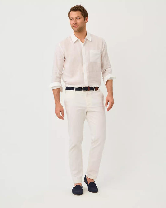 Lilly Pulitzer - Men's Stuff 34" Mizner Stretch Pant - Resort White