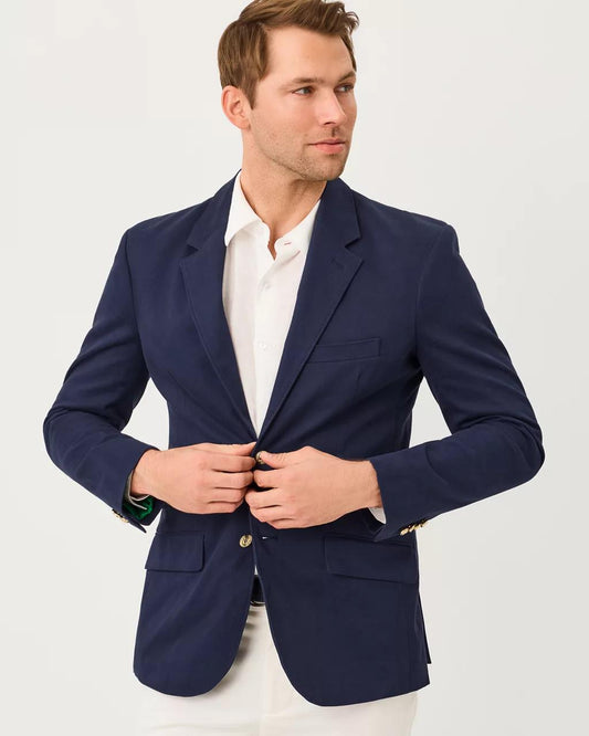 Lilly Pulitzer - Men's Stuff Flagler Blazer - True Navy