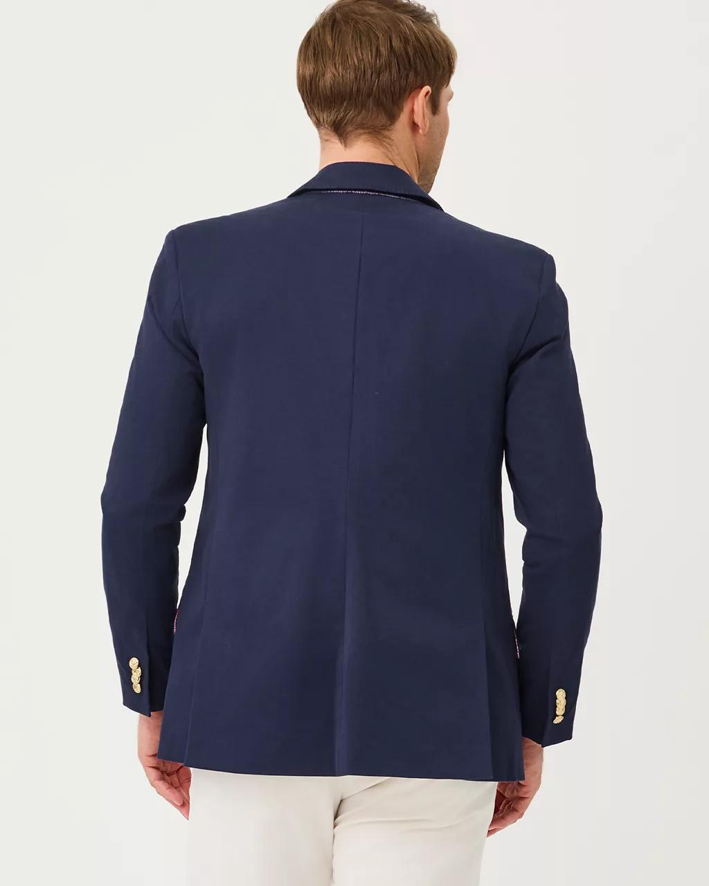 Lilly Pulitzer - Men's Stuff Flagler Blazer - True Navy