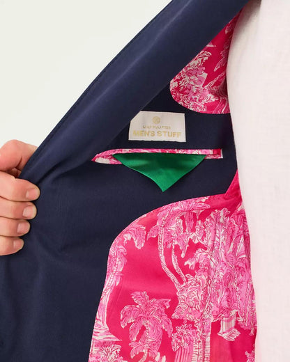 Lilly Pulitzer - Men's Stuff Flagler Blazer - True Navy