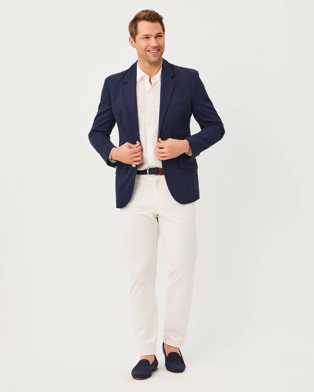 Lilly Pulitzer - Men's Stuff Flagler Blazer - True Navy